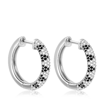 Snakeskin Hoop Earrings