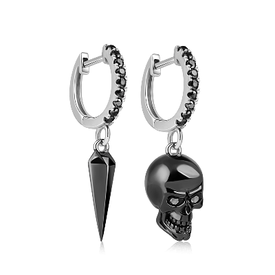 Skull & Awl Earring