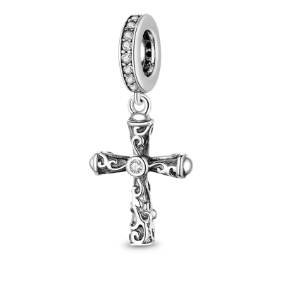 Retro Cross Pendant