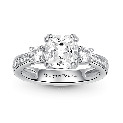 Customized Ring With Cz