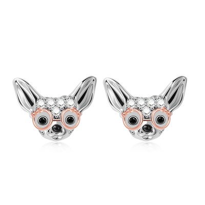 Chihuahua Stud Earrings