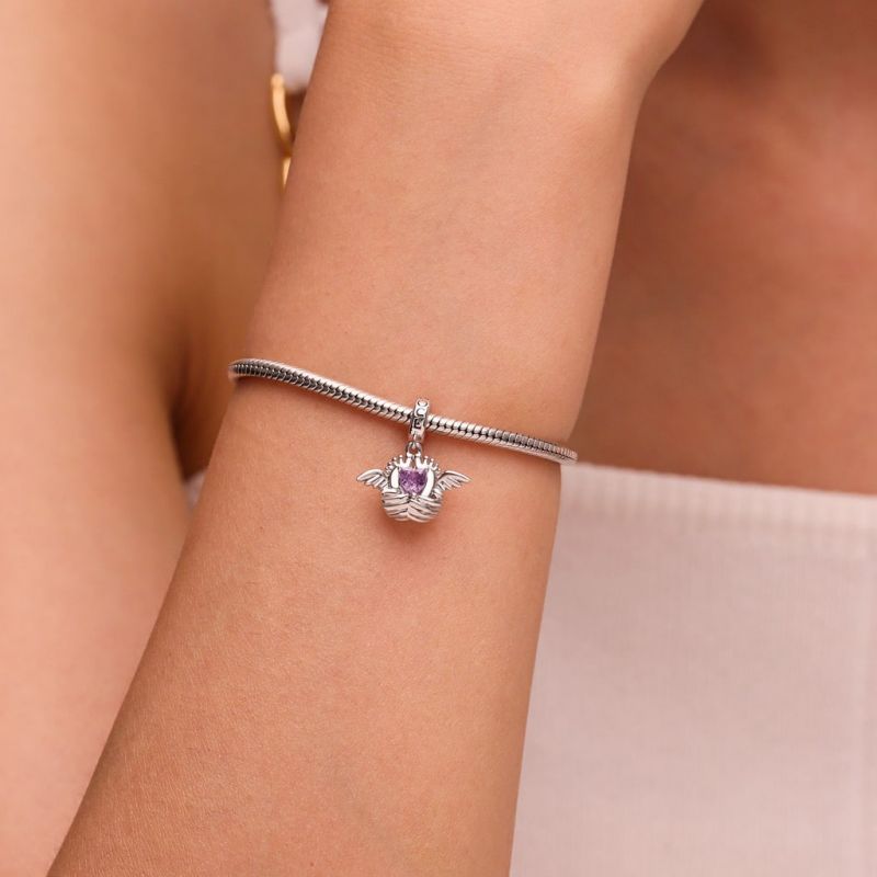 Necklace Baby Ring Charms Birthstone Baby Rings Small Birthstone