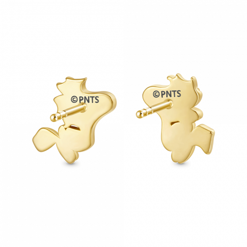 Flying Woodstock Diamond Stud Earrings