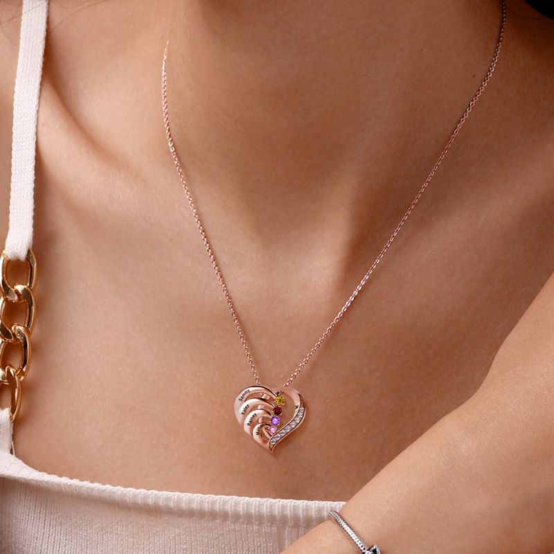 Personalized Heart Necklace