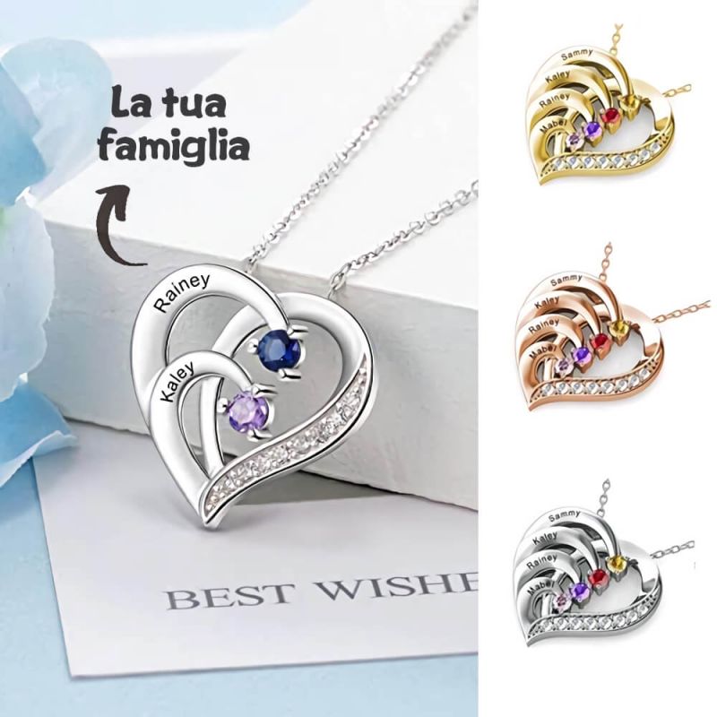 Personalized Heart Necklace
